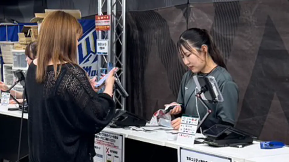 スタッフサービスの様子