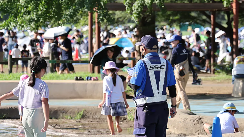 イベント警備の様子
